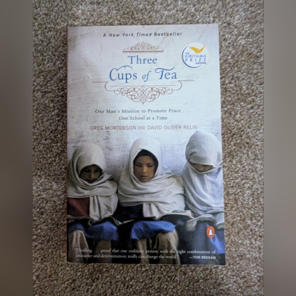Greg Mortenson Other New Softcover Book Three Cups Of Tea